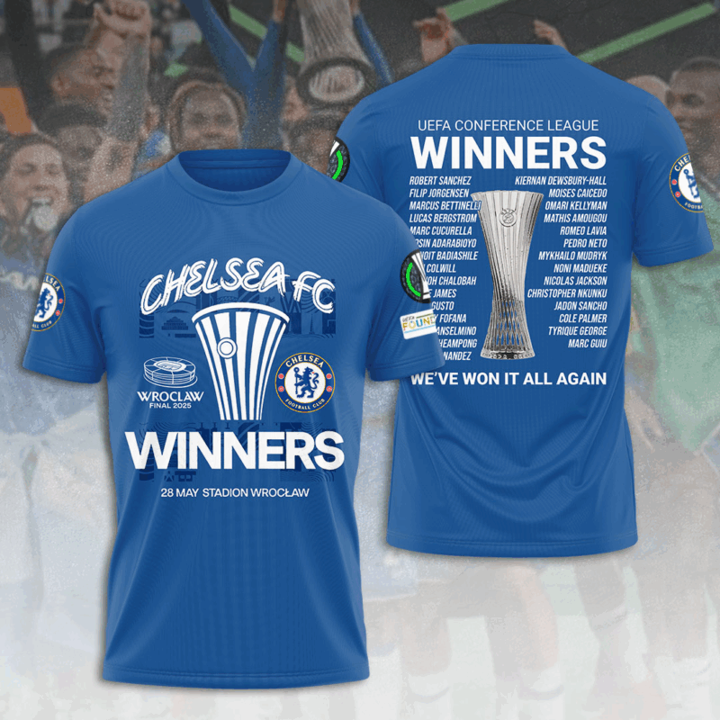 Chelsea FC Champions 2025 T-shirt MO