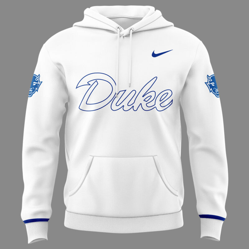 Limited Edition Duke Softball White Hoodie 2025 - Image 2
