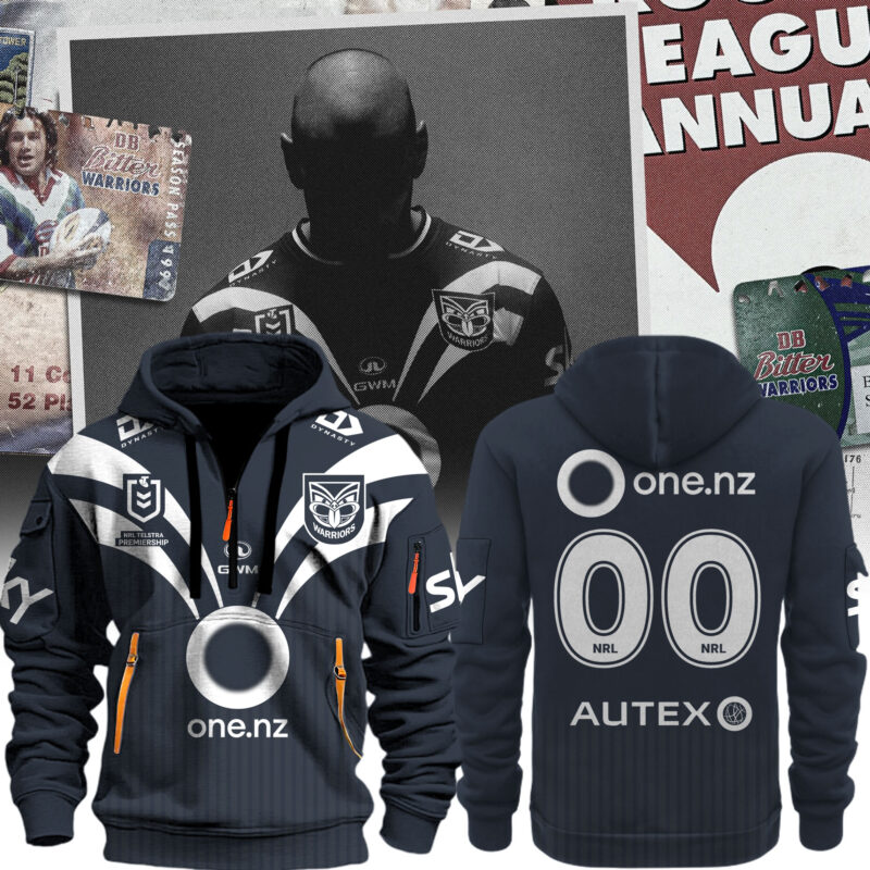 Warriors 2025 Dynasty Dear Warrior Special Quarter Zipper Hoodie Custom Name & Number