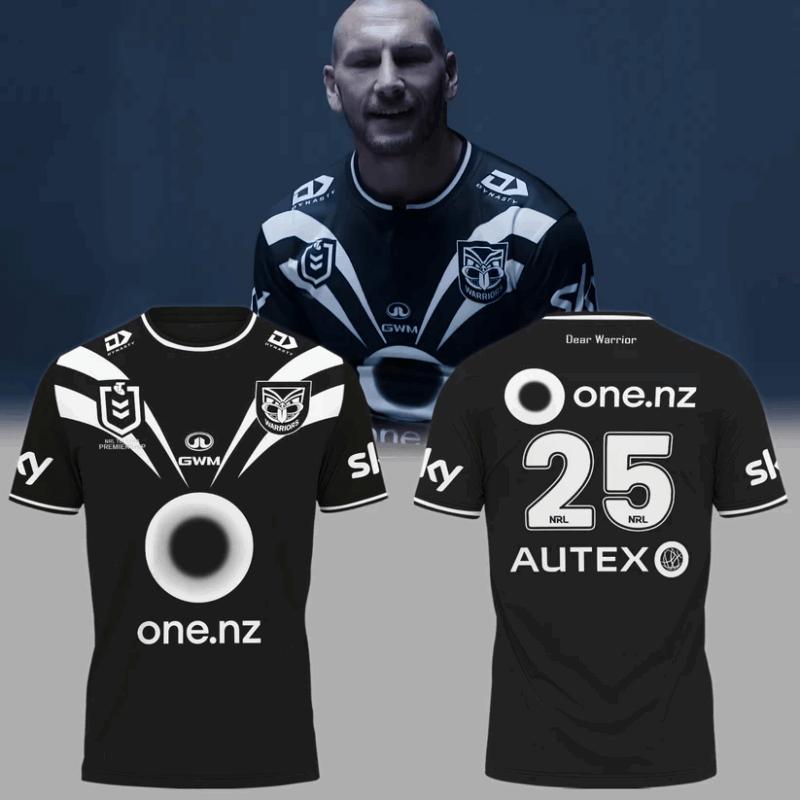 Dear Warrior Shirt Up The Wahs New Zealand Warriors NRL 2025 T-Shirt MO V1