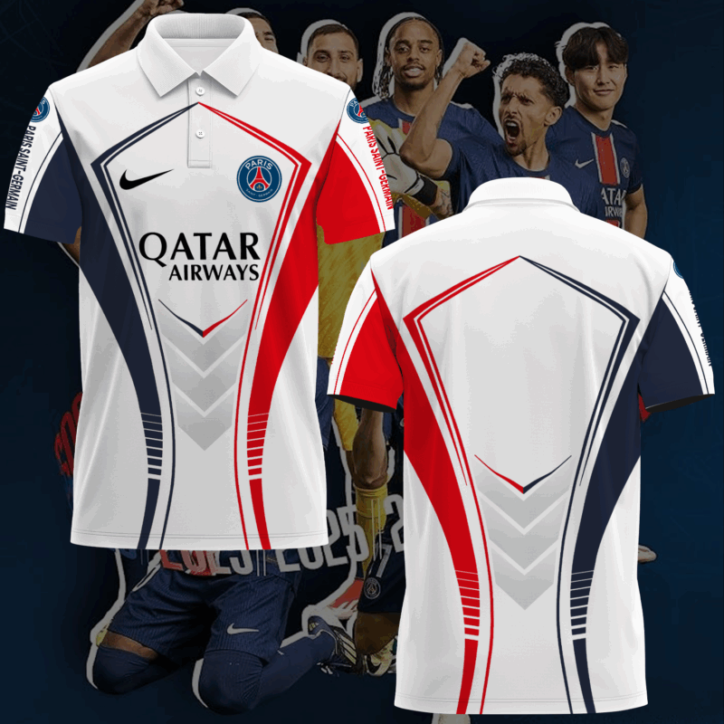 Paris Saint-Germain F.C. Newest Polo Shirt MO V4