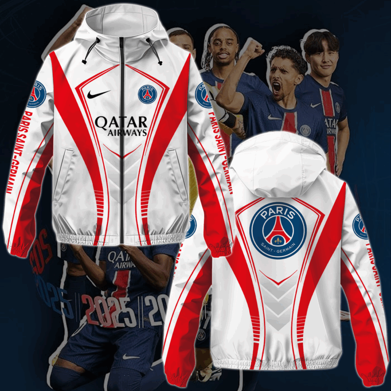 Paris Saint-Germain FC Newest Windbreaker Jacket MO V1