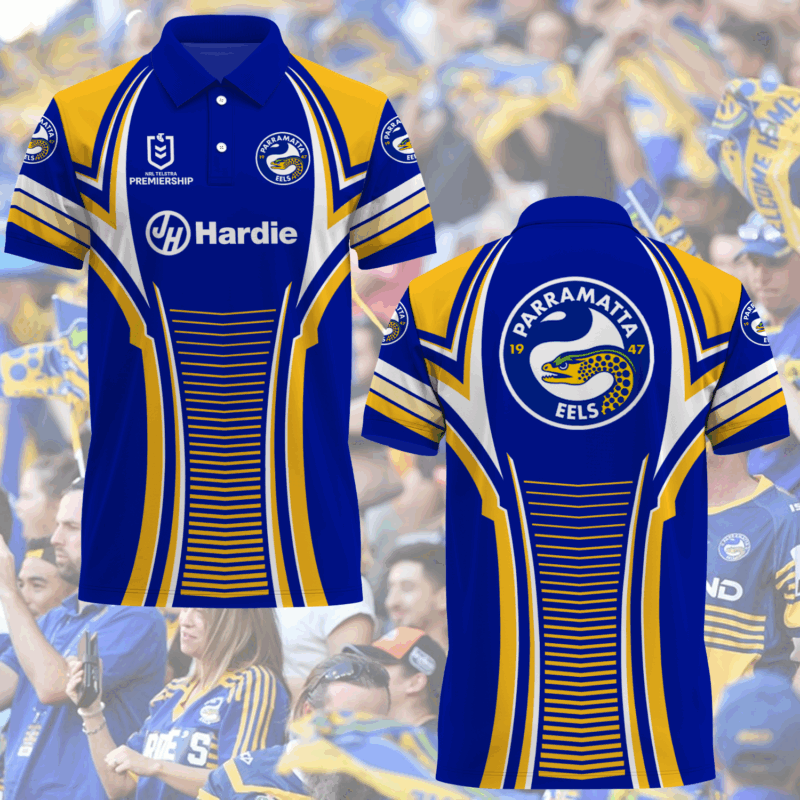Parramatta Eels NRL Newest Polo Shirt MO V6