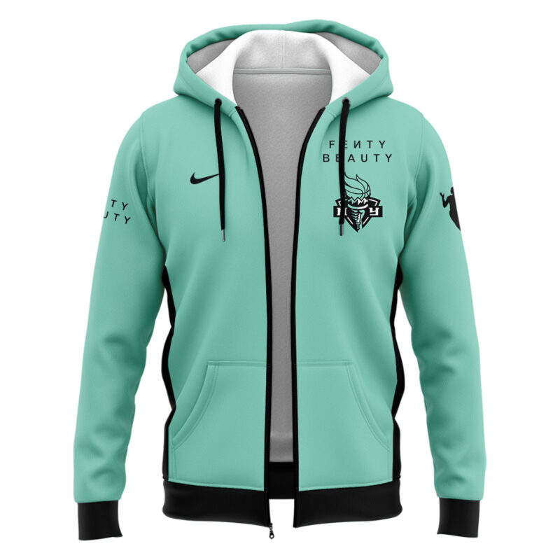 Limited Edition WNBA Champions New York Liberty Zip Hoodie 5 - Image 2