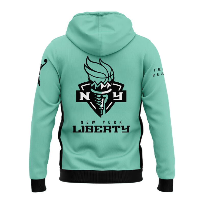 Limited Edition WNBA Champions New York Liberty Zip Hoodie 4 - Image 3
