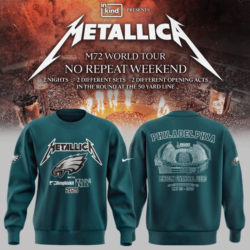 Limited Edition M72 World Tour x Philadelphia Eagles Sweat 2025