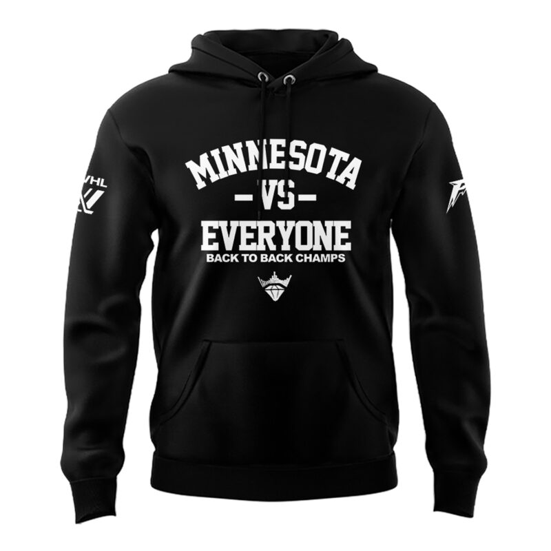 Special 2025 Back 2 Back Champions Minnesota Frost Hoodie - Image 2
