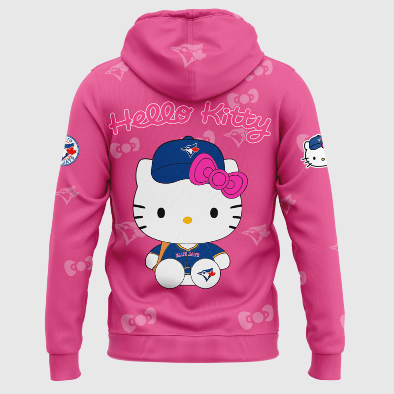 Toronto Blue Jays x Hello Kitty Special Edition 2025 Hoodie - Image 3