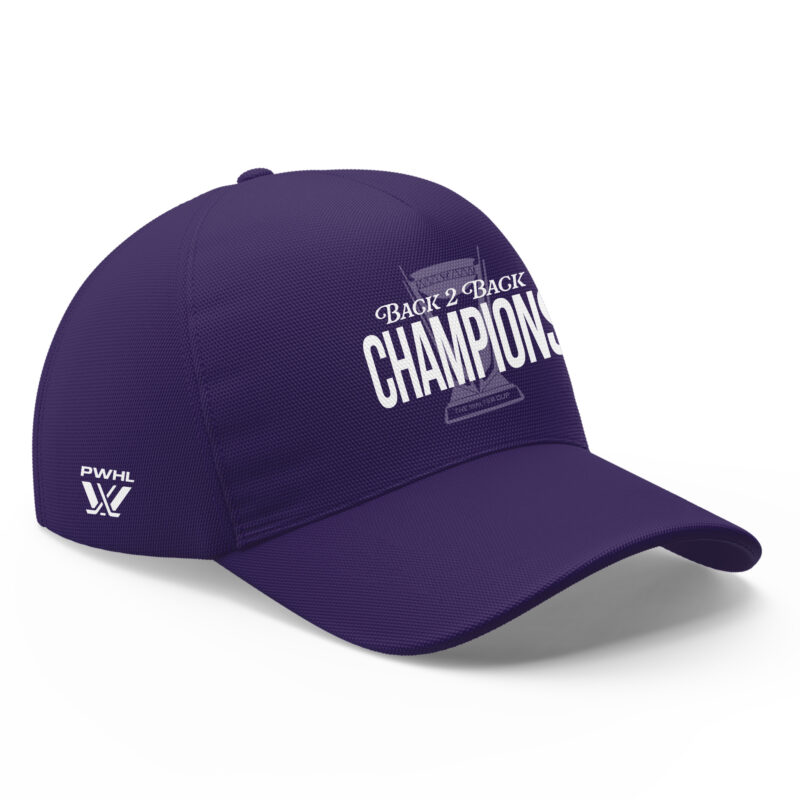 Special 2025 Back 2 Back Champions Minnesota Frost Bomber Jacket - Purple - Image 5
