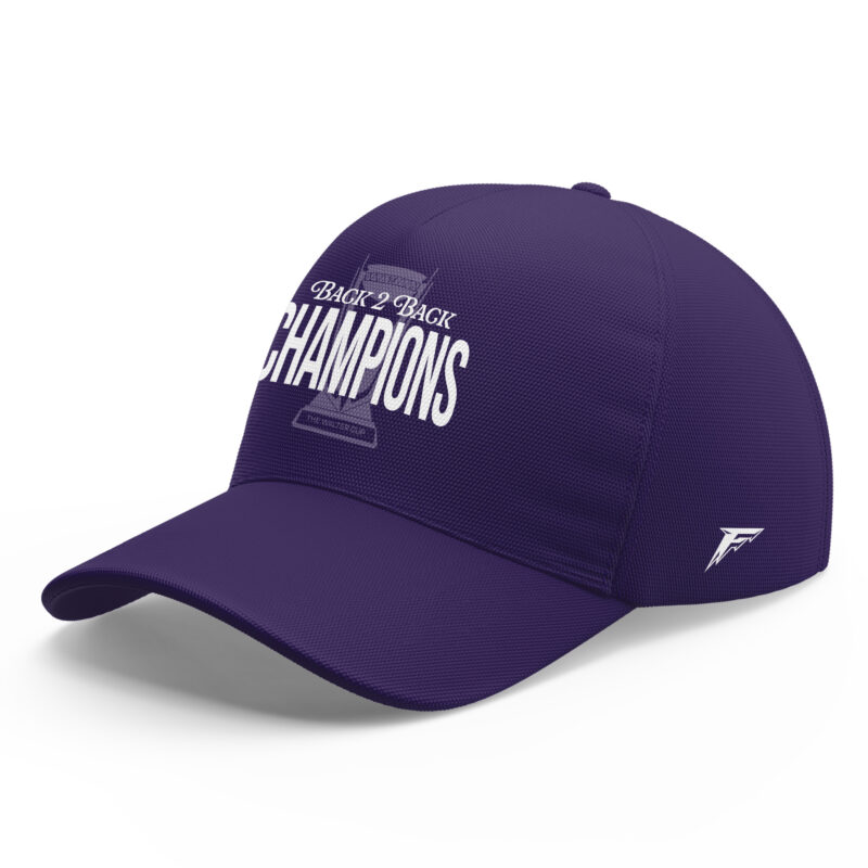 Special 2025 Back 2 Back Champions Minnesota Frost Bomber Jacket - Purple - Image 4