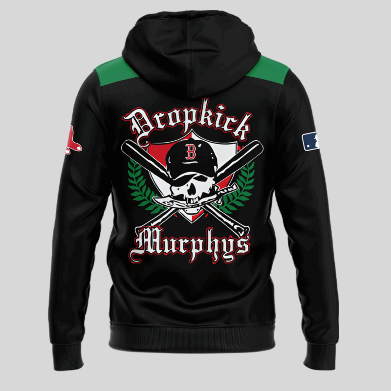 Limited edition Boston Red Sox x Dropkick Murphys Night 2025 Hoodie - Image 3