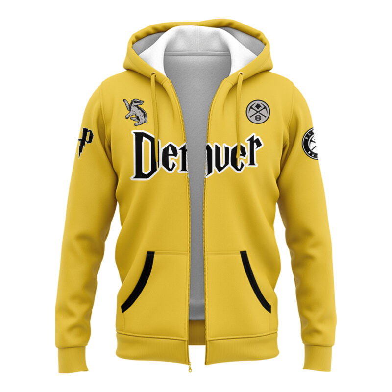 Special New Harry Potter Yellow Zip Hoodie DN - Image 2
