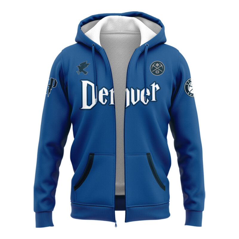 Special New Harry Potter Blue Zip Hoodie DN - Image 2