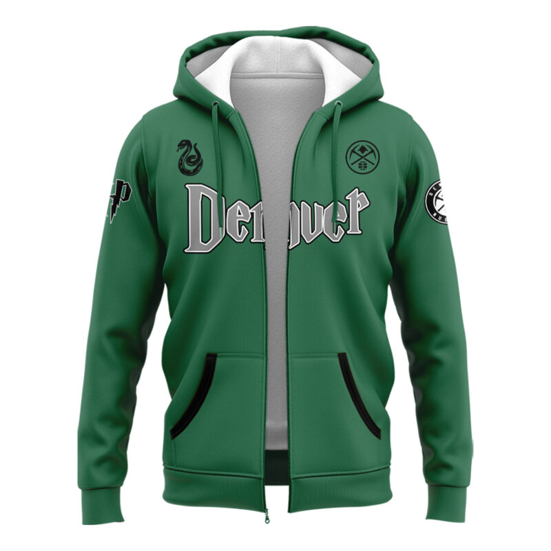 Special New Harry Potter Green Zip Hoodie DN - Image 2