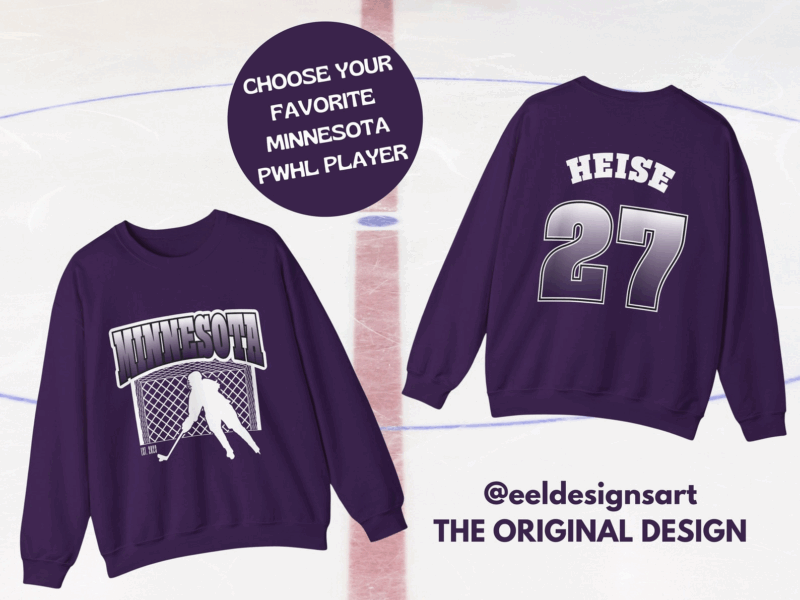 Minnesota PWHL Shirt Custom Name Numbers