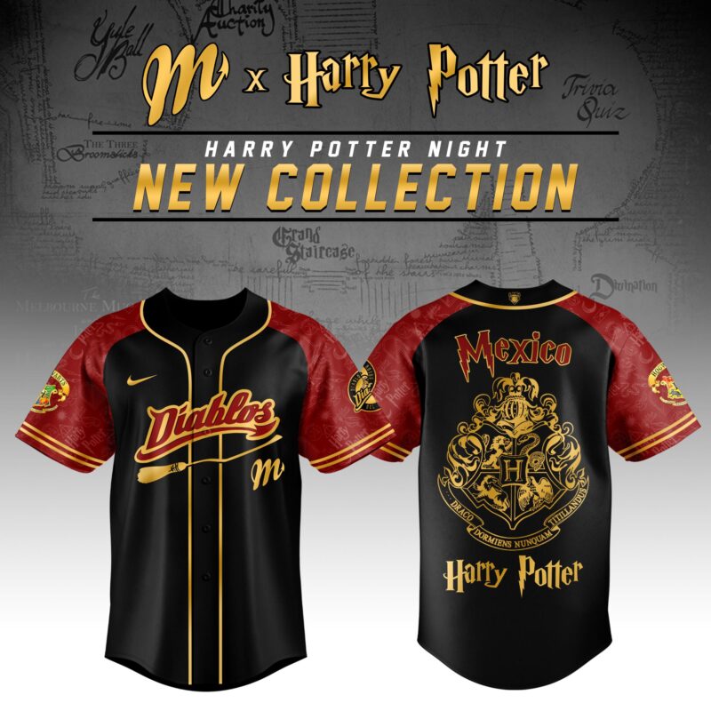 Diablos Rojos del México x Harry Potter Night Special Edition Jersey 2025