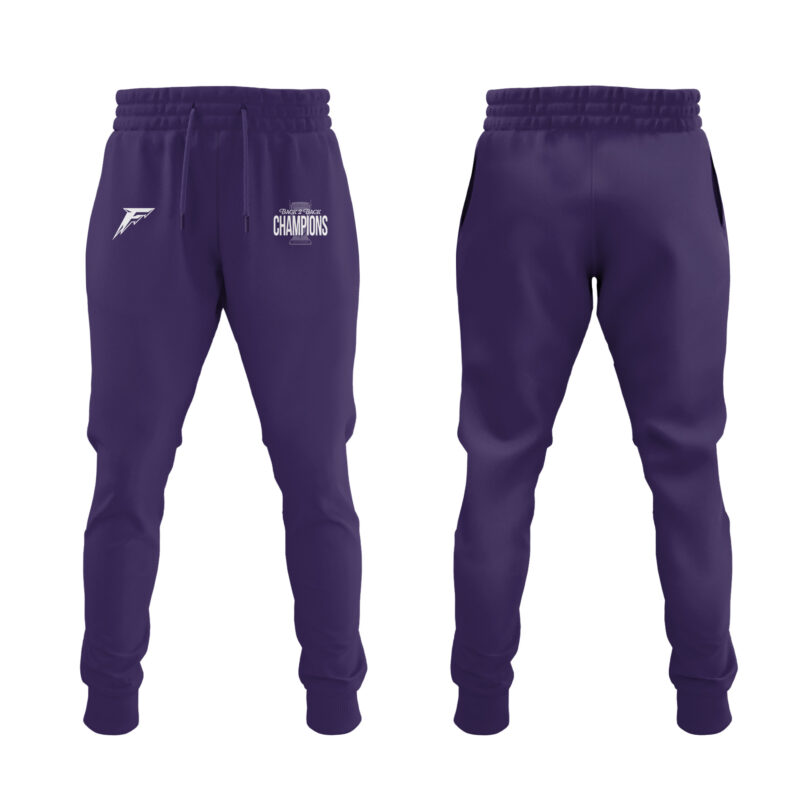 Special 2025 Back 2 Back Champions Minnesota Frost Bomber Jacket - Purple - Image 6