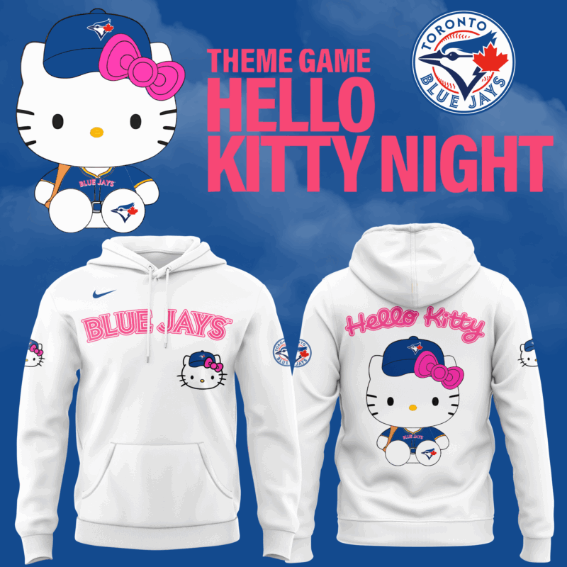 Toronto Blue Jays x Hello Kitty Special Edition 2025 Hoodie