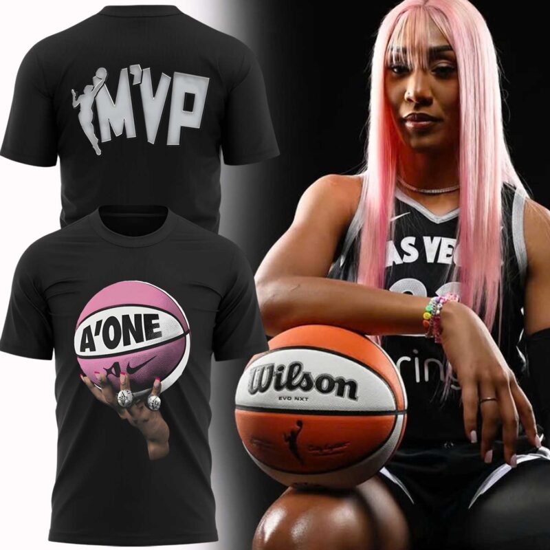 Special New Edition Las Vegas Aces AJA Wilson  A?ONE T shirt  2025