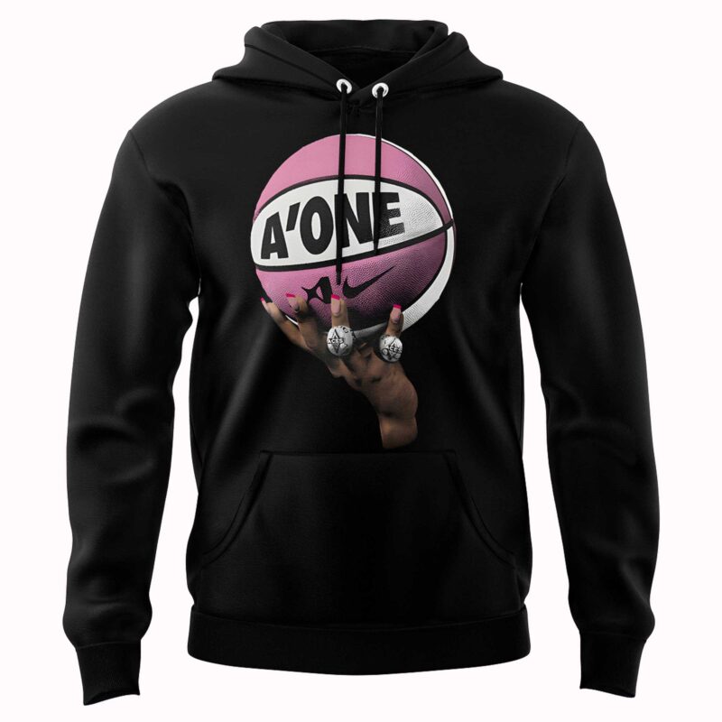 Special New Edition Las Vegas Aces AJA Wilson A?ONE Hoodie 2025 - Image 2