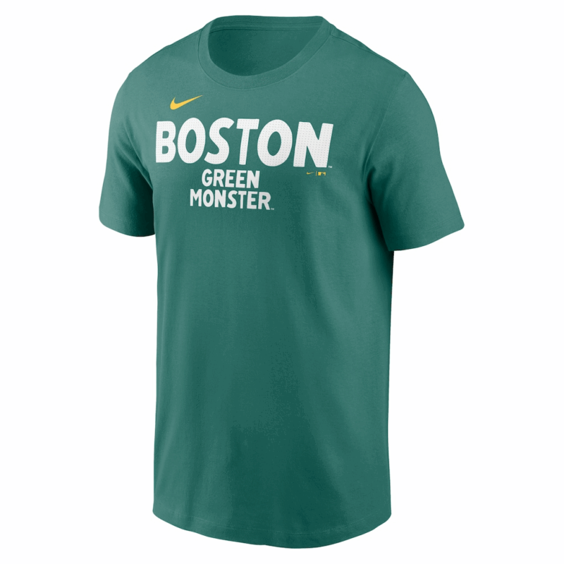 Men's Boston Red Sox Nike Green 2025 City Connect Wordmark T-Shirt - Image 2