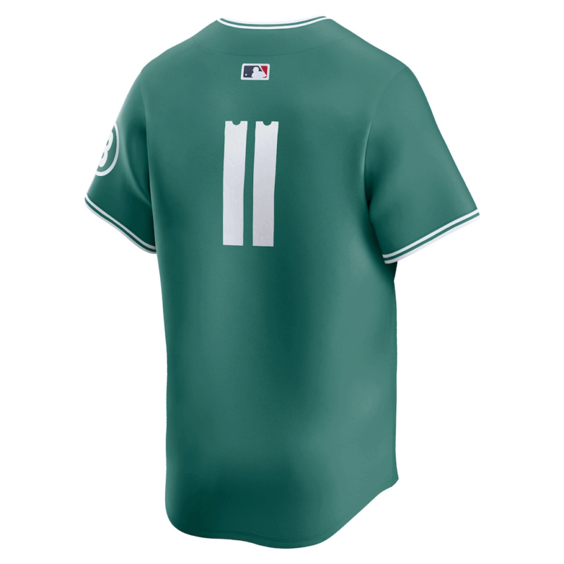 Rafael Devers Boston Red Sox Nike 2025 City Connect Limited Player Jersey - Green - Image 3