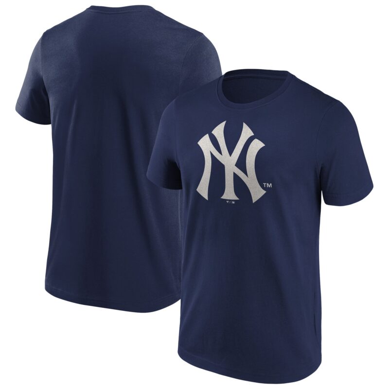 New York Yankees Iconic Secondary Colour Logo Graphic T-Shirt - Mens