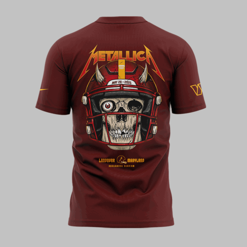 Limited Edition M72 World Tour With Pantera And Suicidal Tendencies x Washington Commanders Tshirt 2025 - Image 3