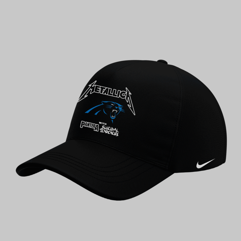 Limited Edition M72 World Tour x Carolina Panthers Black Tshirt 2025 - Image 4
