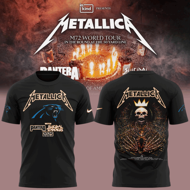 Exclusive Versio M72 World Tour x Carolina Panthers Tshirt 2025