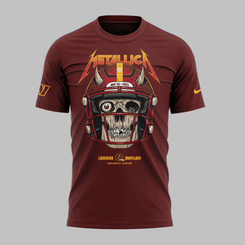 Limited Edition M72 World Tour x Washington Commanders Tshirt 2025 - Image 2