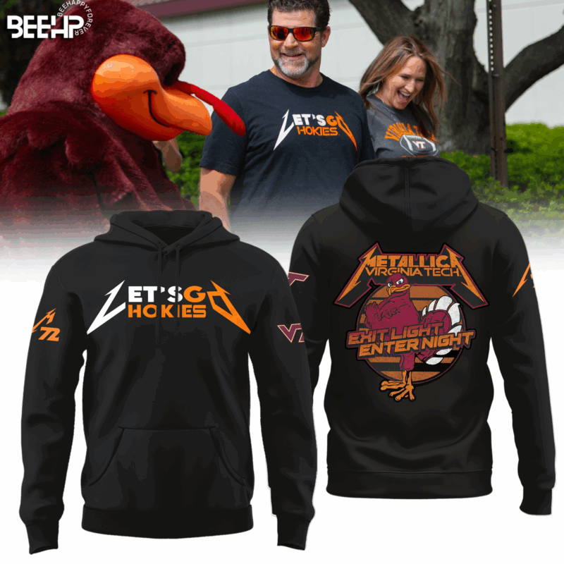 Special New 2025 Metallica x Virginia Tech Hokies Hoodie