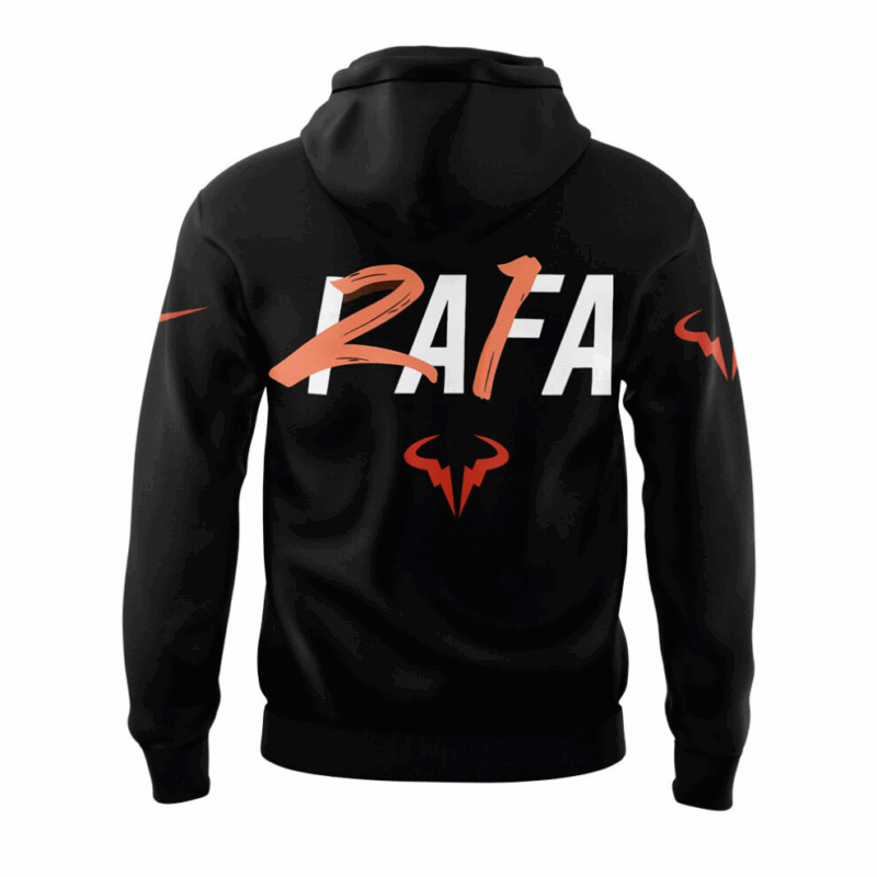 Exclusive Versio Rafael Nadal Black Hoodie - Image 3