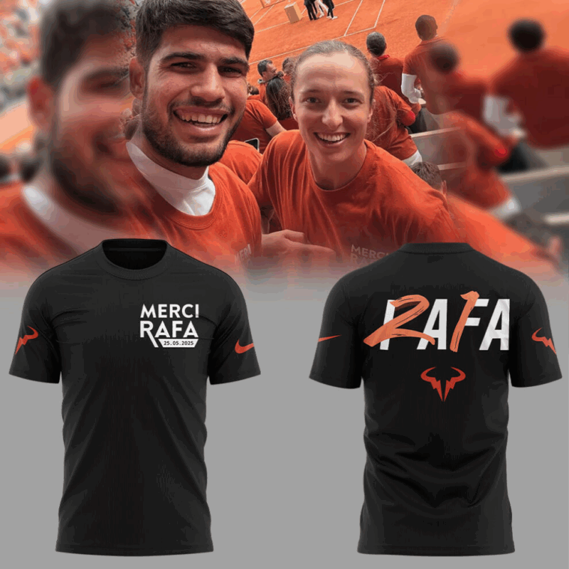 Exclusive Versio Rafael Nadal Black Tshirt