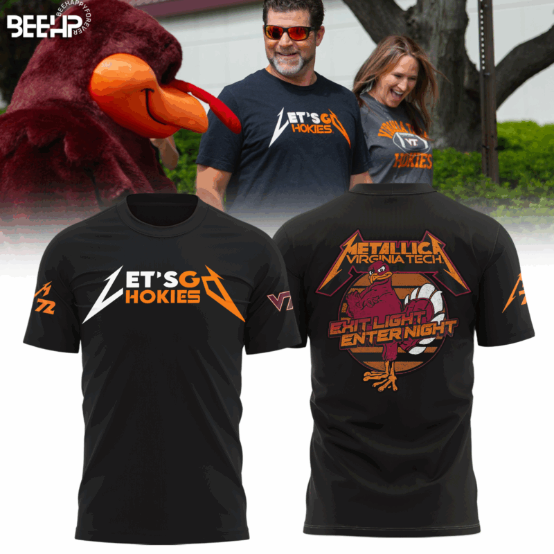 Special New 2025 Metallica x Virginia Tech Hokies Tshirt