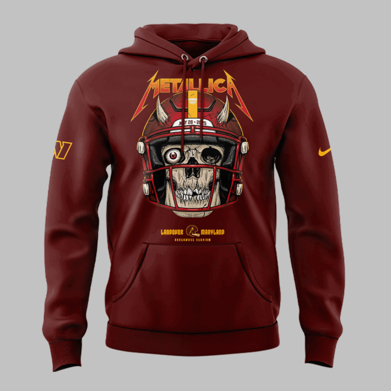 Limited Edition M72 World Tour x Washington Commanders Hoodie 2025 - Image 2
