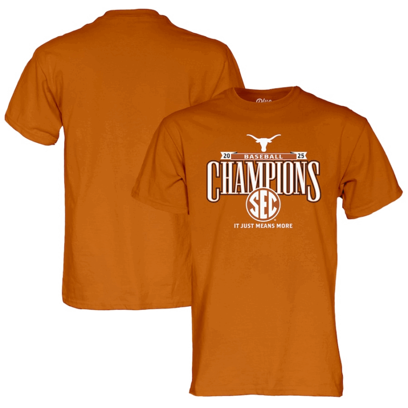 Texas Baseball SEC CHAMPIONS 2025  limited edition  T SHIRT