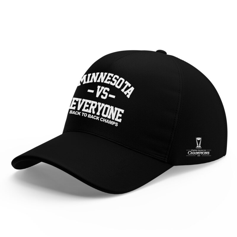 Special New Black And White Minnesota Vs Everyone Sweatshirt - Image 5