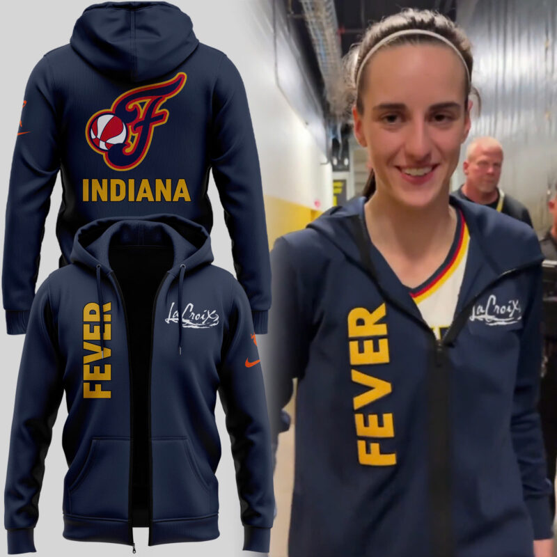 Special 2025 Caitlin Clark Indiana Fever Zip Hoodie