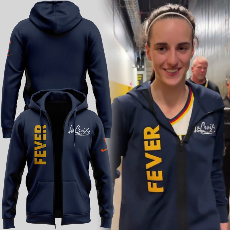Special 2025 Caitlin Clark Indiana Fever Zip Hoodie 2