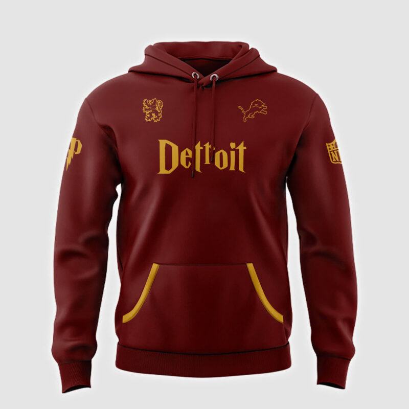 Special New Detroit Lions Harry Potter Night Hoodie - Image 2
