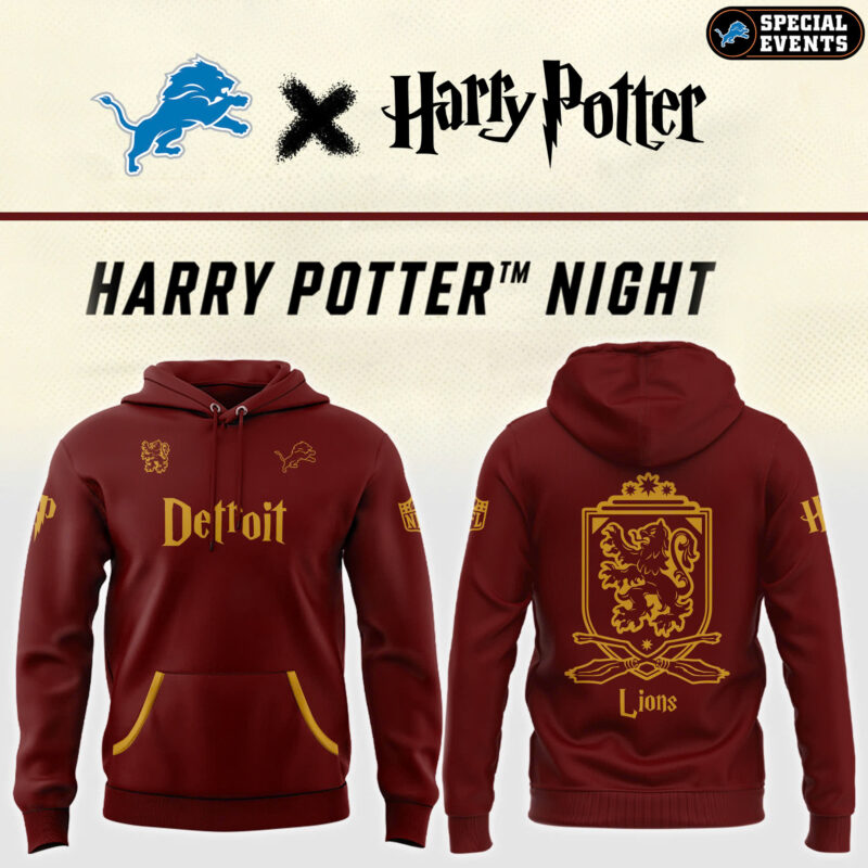 Special New Detroit Lions Harry Potter Night Hoodie