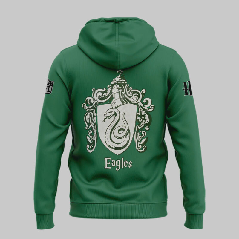 Special New Philadelphia Eagles Harry Potter Night Green Hoodie - Image 3