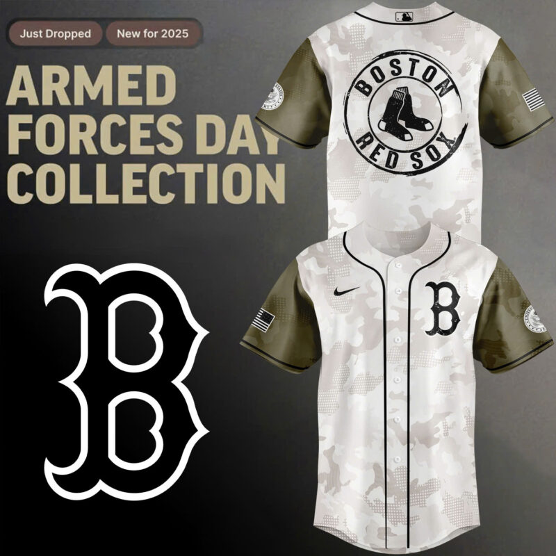 Special 2025 Armed Forces Day Boston Red Sox Jersey