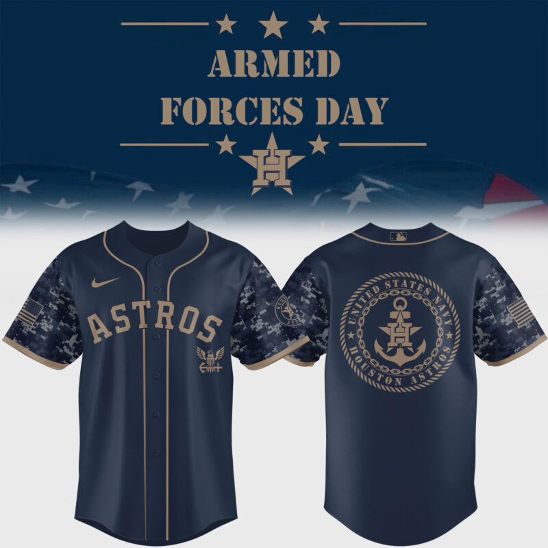 Special 2025 Armed Forces Day Houston Astros Baseball Jersey