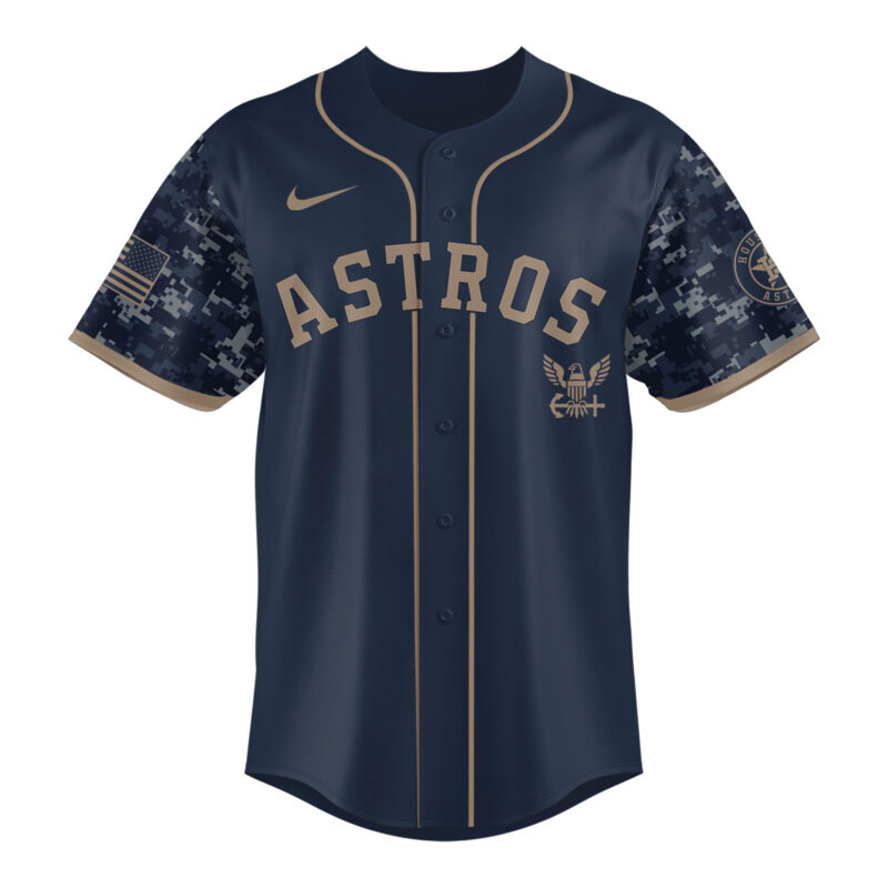 Special 2025 Armed Forces Day Houston Astros Baseball Jersey - Image 2