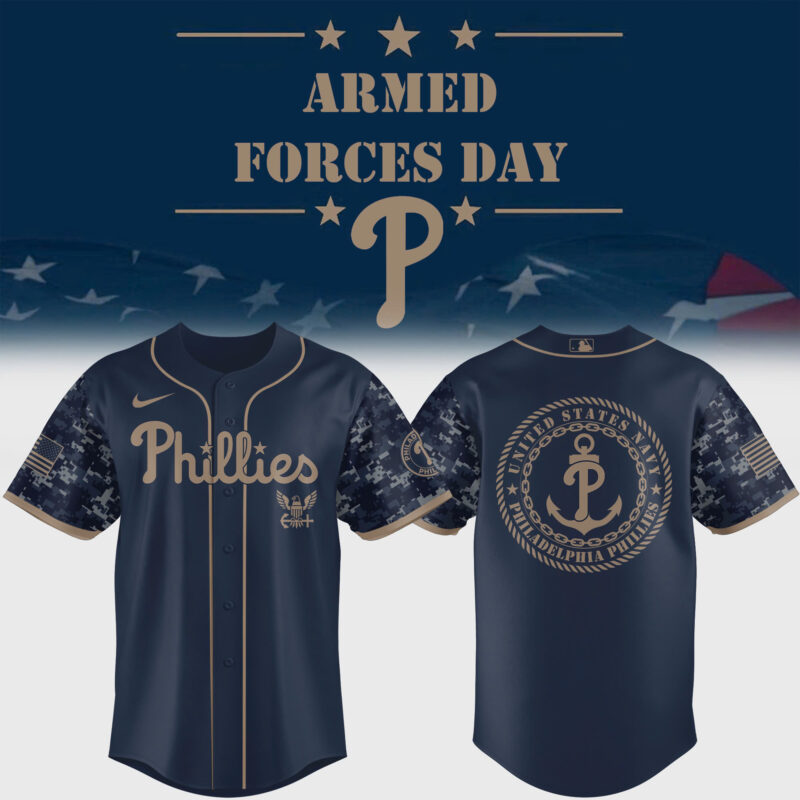 Special 2025 Armed Forces Day Philadelphia Phillies Baseball Jersey