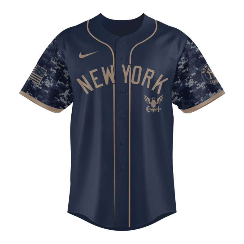 Special 2025 Armed Forces Day New York Yankees Baseball Jersey - Image 2