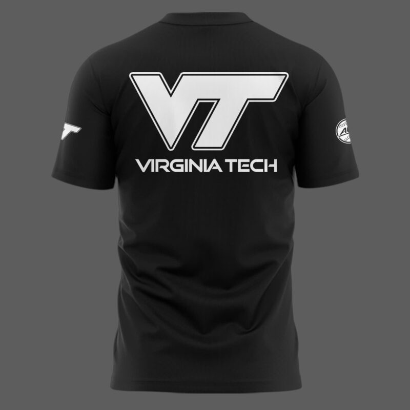Special New Black And White Virginia Tech Hokies Softball Tshirt - Image 3
