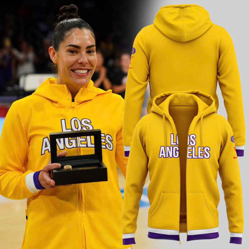 Special 2025 Uniform Los Angeles Sparks Zip Hoodie 2